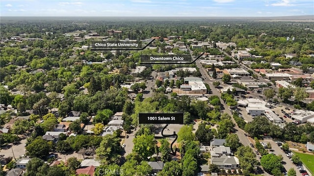 1001 Salem St, Chico, CA 95928 - aerial view