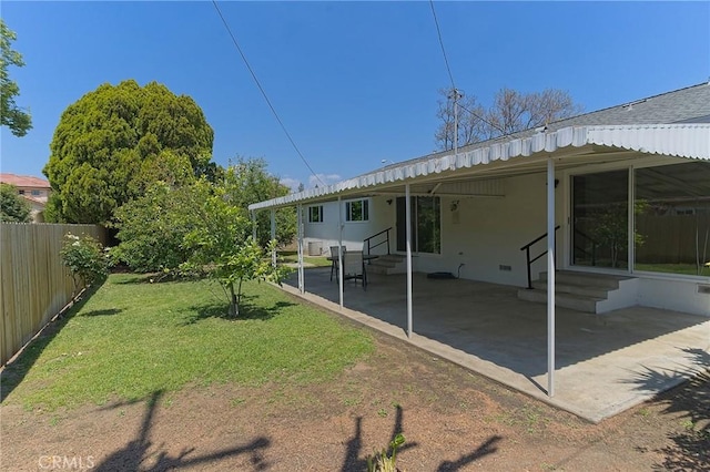 12406 Benson Ave, Chino, CA 91710 - rear view of house with entry steps and a patio
