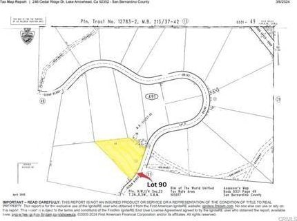 246 Cedar Ridge Dr, Lake Arrowhead, CA 92352
