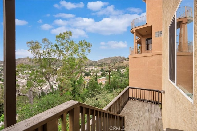 12336 Circula Panorama, North Tustin, CA 92705 - balcony with a mountain view
