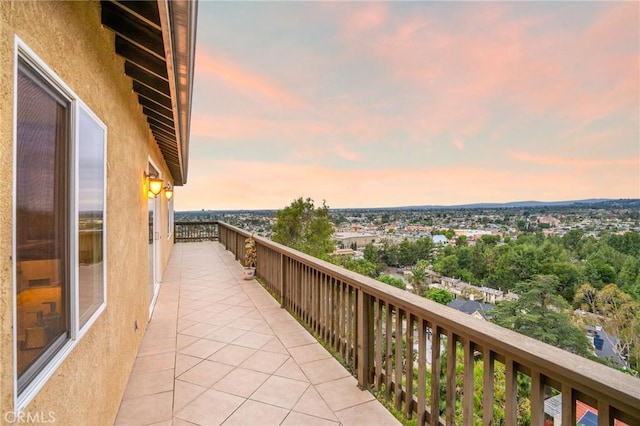 12336 Circula Panorama, North Tustin, CA 92705 - view of balcony at dusk