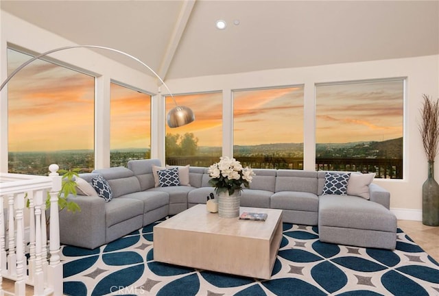 12336 Circula Panorama, North Tustin, CA 92705 - living room featuring recessed lighting and baseboards