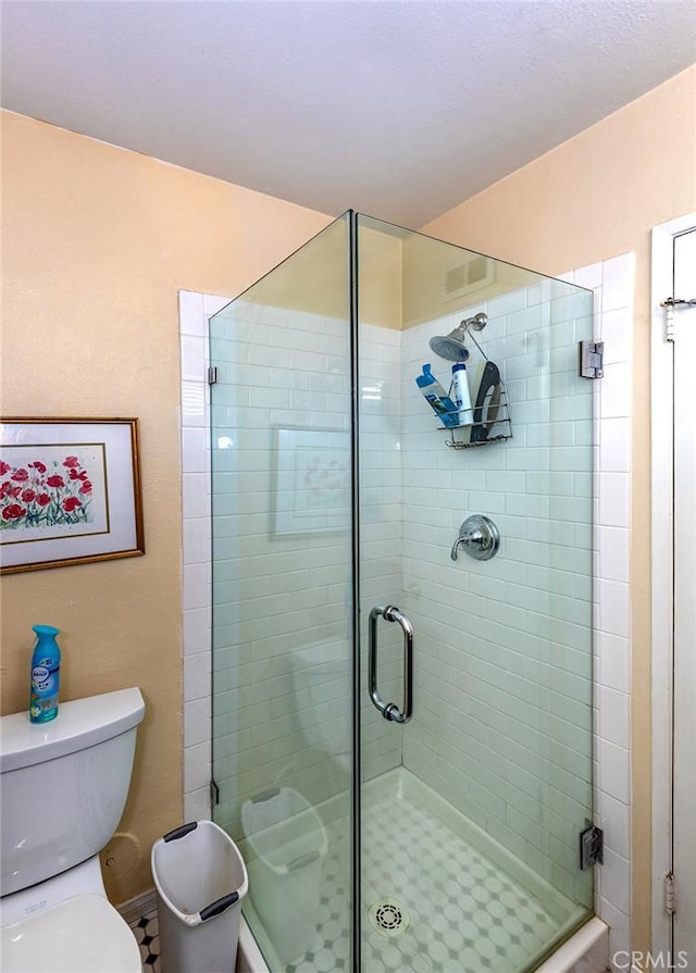 1803 Blue Haven Dr, Rowland Heights, CA 91748 - full bathroom featuring a stall shower and toilet