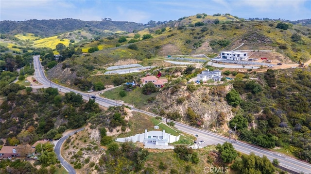 aerial view of property's location
