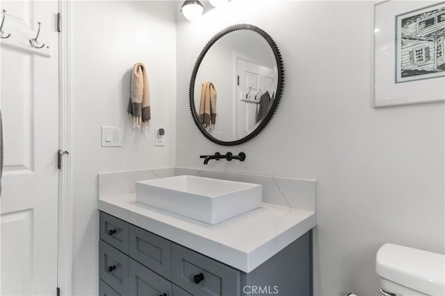 20011 Colgate Cir, Huntington Beach, CA 92646 - half bath featuring vanity and toilet