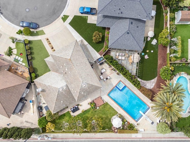 20011 Colgate Cir, Huntington Beach, CA 92646 - bird's eye view of a pool