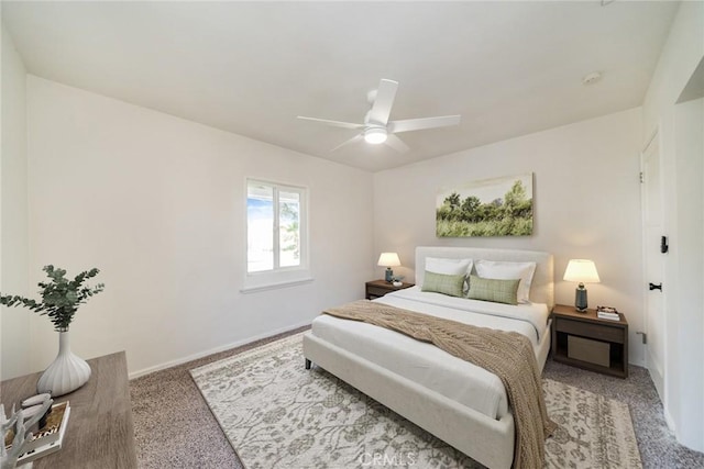 3465 Sepulveda Ave, San Bernardino, CA 92404 - carpeted bedroom featuring baseboards and ceiling fan