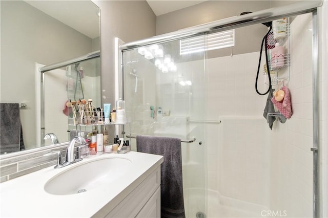 12440 Constellation St, Eastvale, CA 91752 - bathroom with a stall shower and vanity
