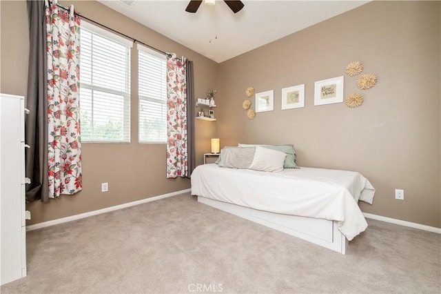12440 Constellation St, Eastvale, CA 91752 - carpeted bedroom with baseboards and a ceiling fan