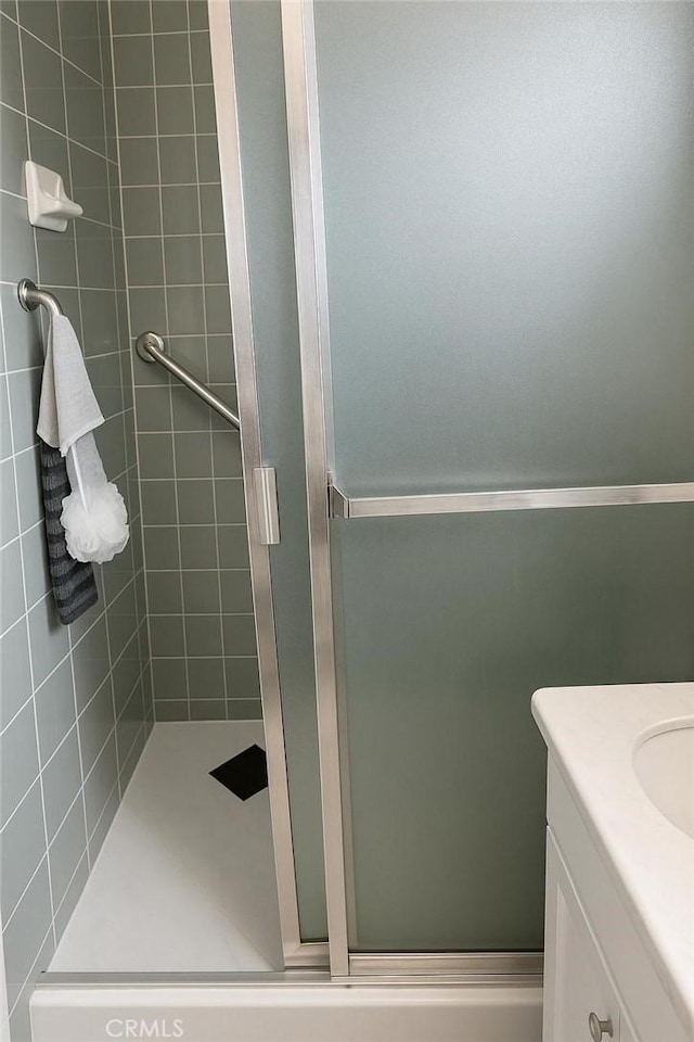 1600 N Hobart Blvd Unit 16, Los Angeles, CA 90027 - bathroom with a stall shower and vanity