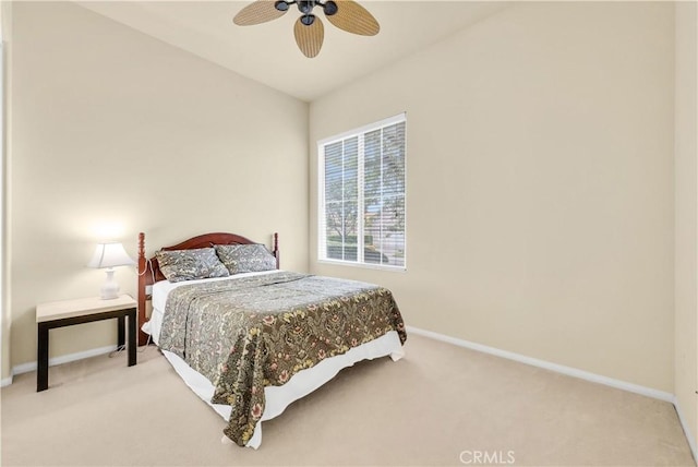440 Brooklawn Dr, Banning, CA 92220 - carpeted bedroom featuring baseboards and a ceiling fan