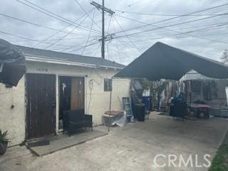 view of back of property