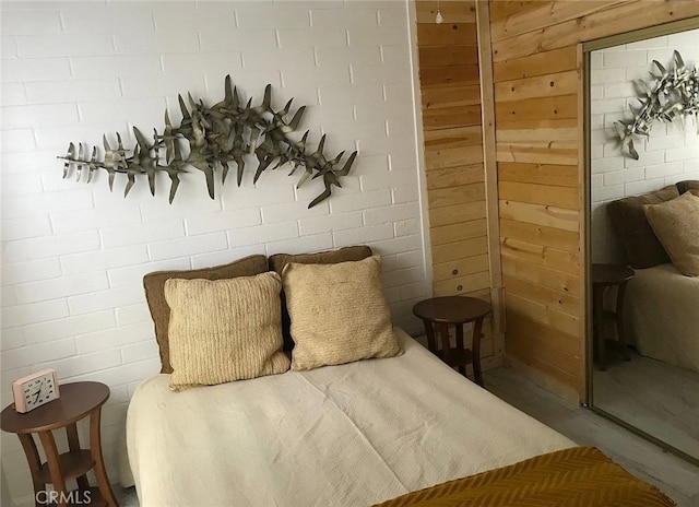 66229 8th St, Desert Hot Springs, CA 92240 - bedroom with wooden walls