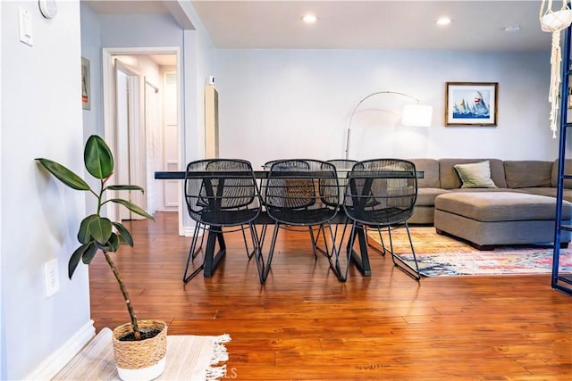 18711 Cerise Ave, Torrance, CA 90504 - dining area with wood-type flooring, recessed lighting, and baseboards