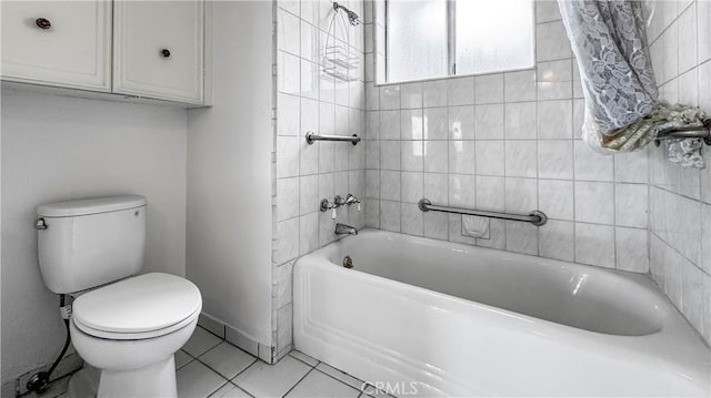 2001 Kenilworth Ave, Los Angeles, CA 90039 - full bath with toilet, a bath, baseboards, and tile patterned flooring
