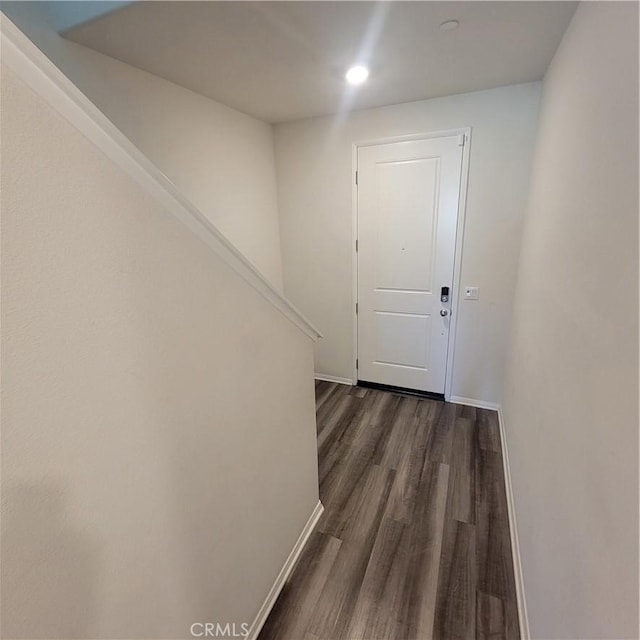 29145 Dune Primrose, Lake Elsinore, CA 92530 - hall with dark wood-style floors and recessed lighting