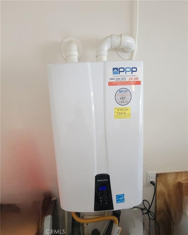 utilities with tankless water heater