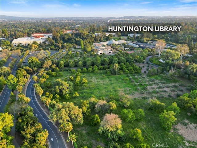 aerial overview of property's location