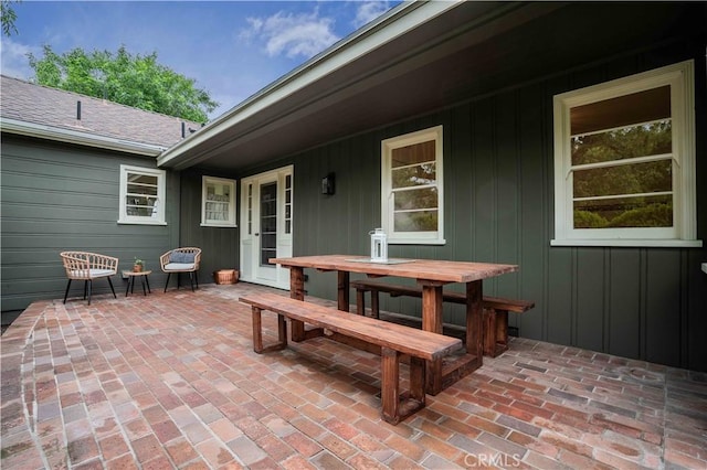 view of patio / terrace featuring outdoor dining space