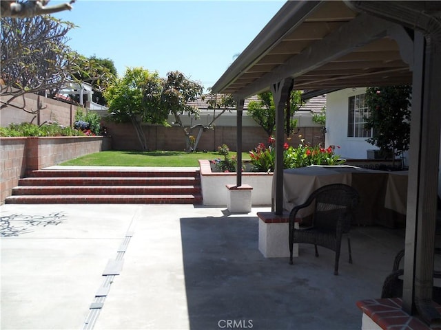 view of patio