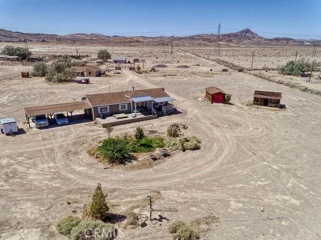 36072 Meadow Grove Rd, Yermo, CA 92398 - overview of rural landscape featuring mountains and a desert landscape