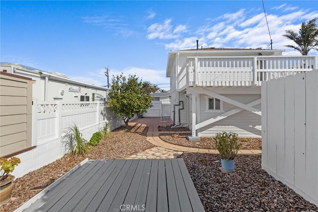 540 Avalon St, Morro Bay, CA 93442 - deck featuring a fenced backyard