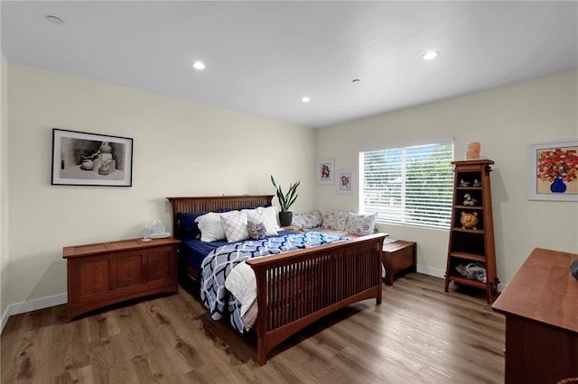 424 E Angeleno Ave, San Gabriel, CA 91776 - bedroom featuring wood finished floors, baseboards, and recessed lighting