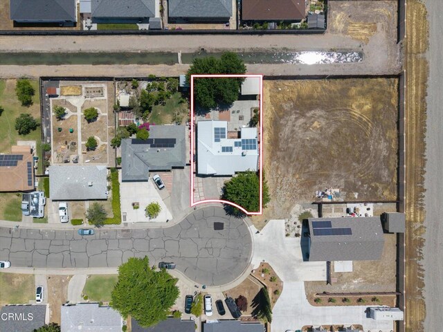 1037 Cortina Ct, Orland, CA 95963 - aerial perspective of suburban area with property parcel outlined