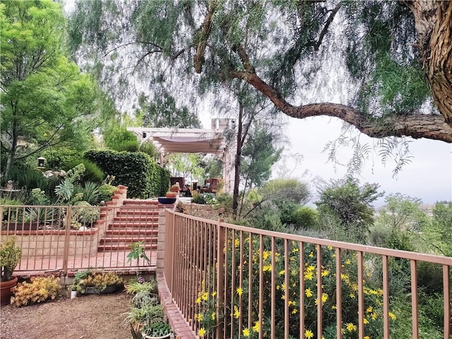 22000 Jodi Pl, Saugus, CA 91350 - view of yard with stairs