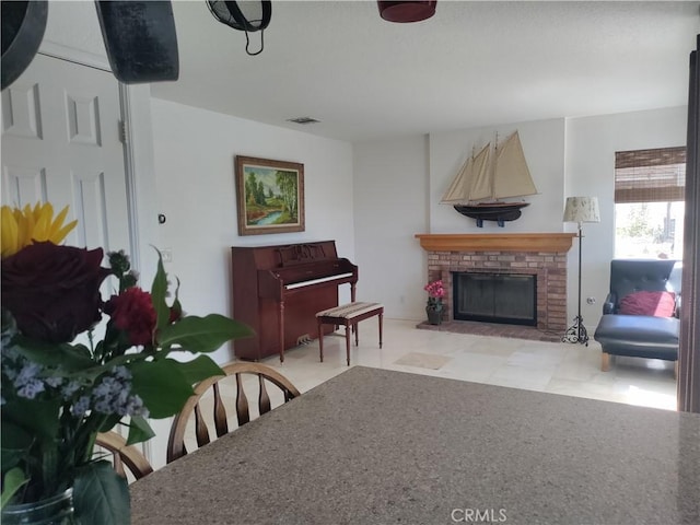 22000 Jodi Pl, Saugus, CA 91350 - living room featuring a fireplace