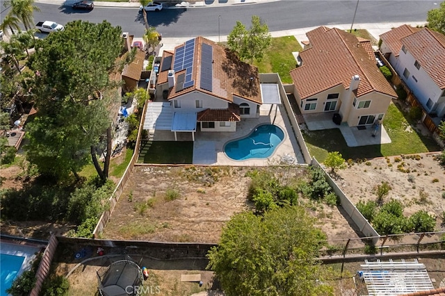 39812 Barcelona, Murrieta, CA 92562 - aerial view of residential area featuring a pool