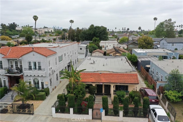 aerial view