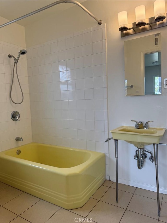241 N 16th St N, Montebello, CA 90640 - full bathroom with tile patterned flooring and shower / tub combination