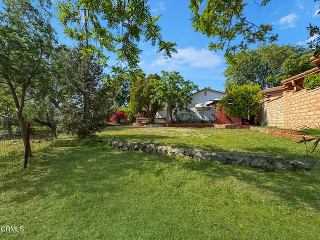 view of yard