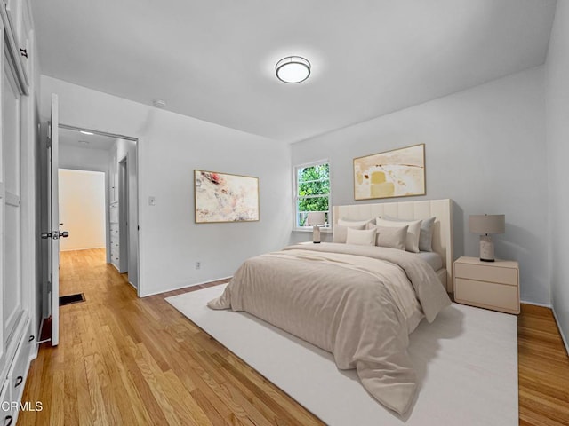 2708 Sanborn Ave, La Crescenta, CA 91214 - bedroom with light wood finished floors and baseboards