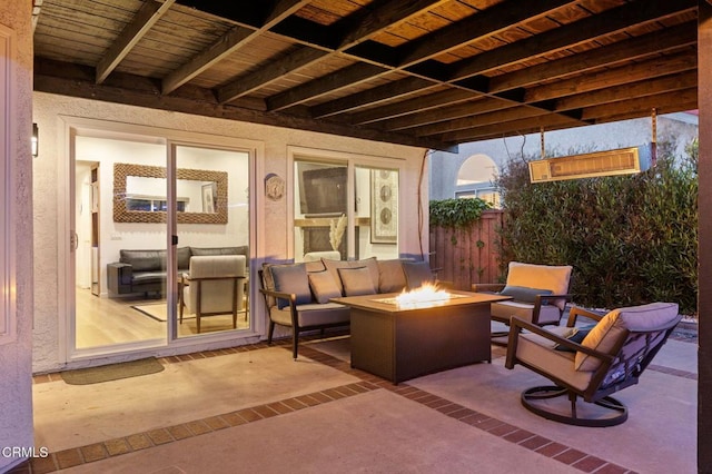 800 Coronado Pl, Oxnard, CA 93030 - view of patio / terrace featuring an outdoor fire pit