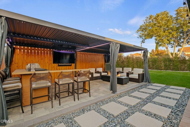 800 Coronado Pl, Oxnard, CA 93030 - view of patio / terrace with an outdoor living space