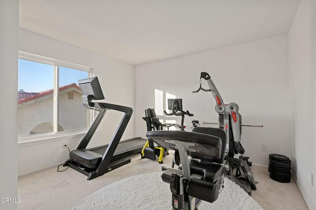 800 Coronado Pl, Oxnard, CA 93030 - workout room featuring carpet flooring and baseboards