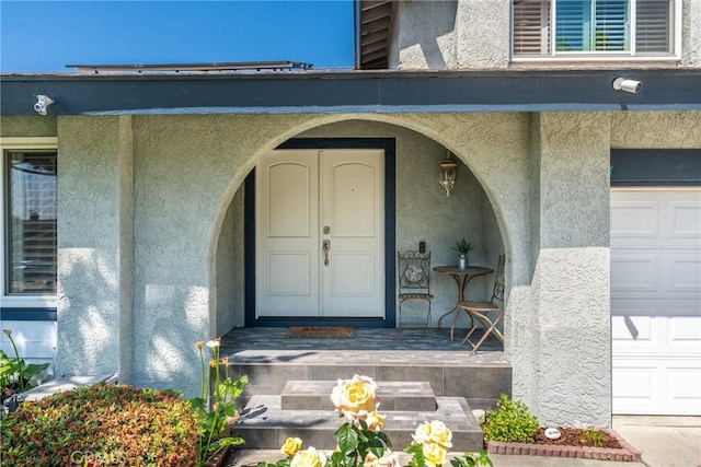 2247 Bella Ave, Upland, CA 91784 - entrance to property with stucco siding and a security system