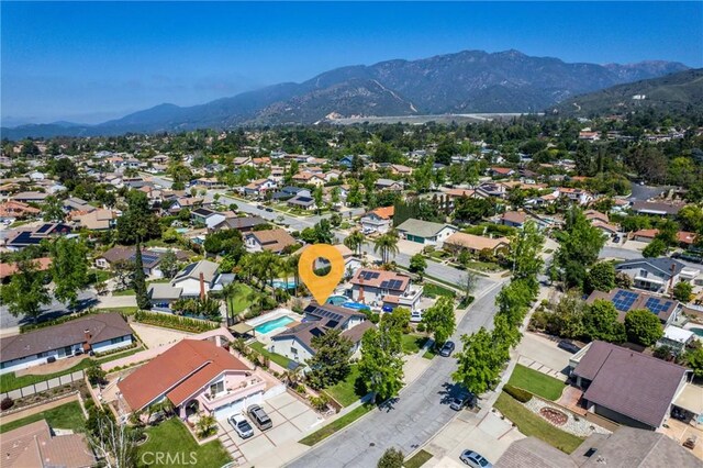 2247 Bella Ave, Upland, CA 91784 - view of property location with mountains and nearby suburban area