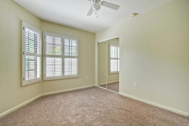 2640 Luciernaga St, Carlsbad, CA 92009 - spare room featuring carpet, a smoke detector, ceiling fan, and a textured wall