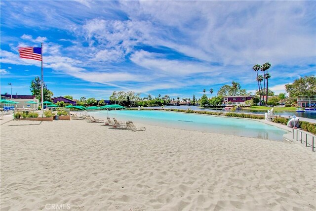 water view with local beach
