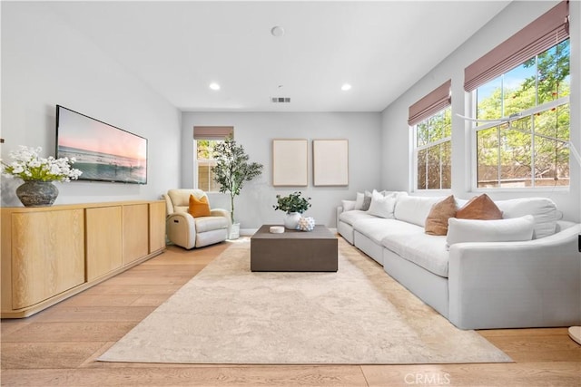 228 Wicker, Irvine, CA 92618 - living room with light wood-style floors, plenty of natural light, and recessed lighting