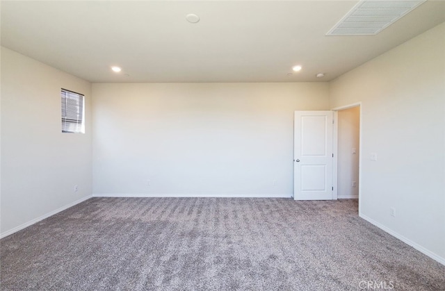 24295 Insignia Dr, Menifee, CA 92584 - spare room featuring carpet, baseboards, and recessed lighting