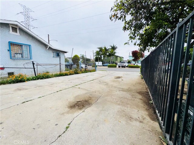 view of road
