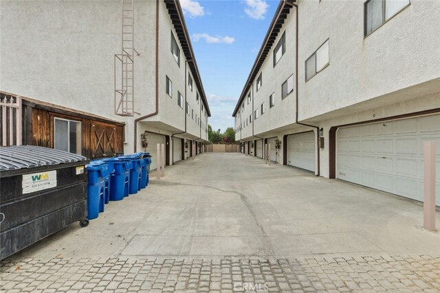 view of decorative alley