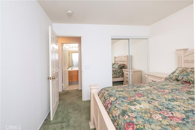20800 Brana Rd, Riverside, CA 92508 - carpeted bedroom featuring a closet and a sink