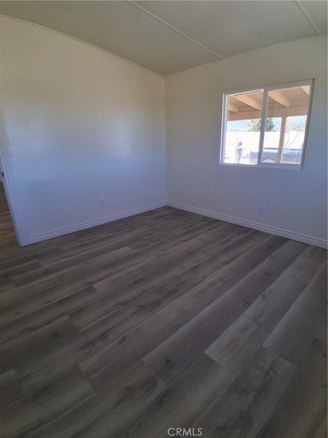 4626 Duncan Rd, Phelan, CA 92371 - empty room featuring baseboards and dark wood-type flooring