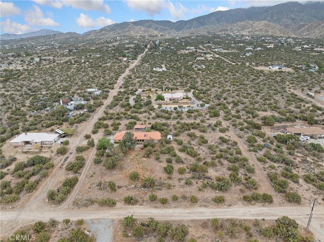 1275 Tamarack Rd, Pinon Hills, CA 92372 - aerial view of a mountain backdrop