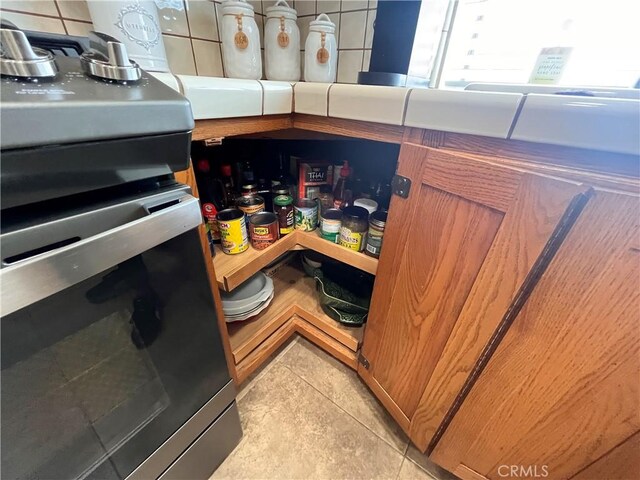 view of pantry